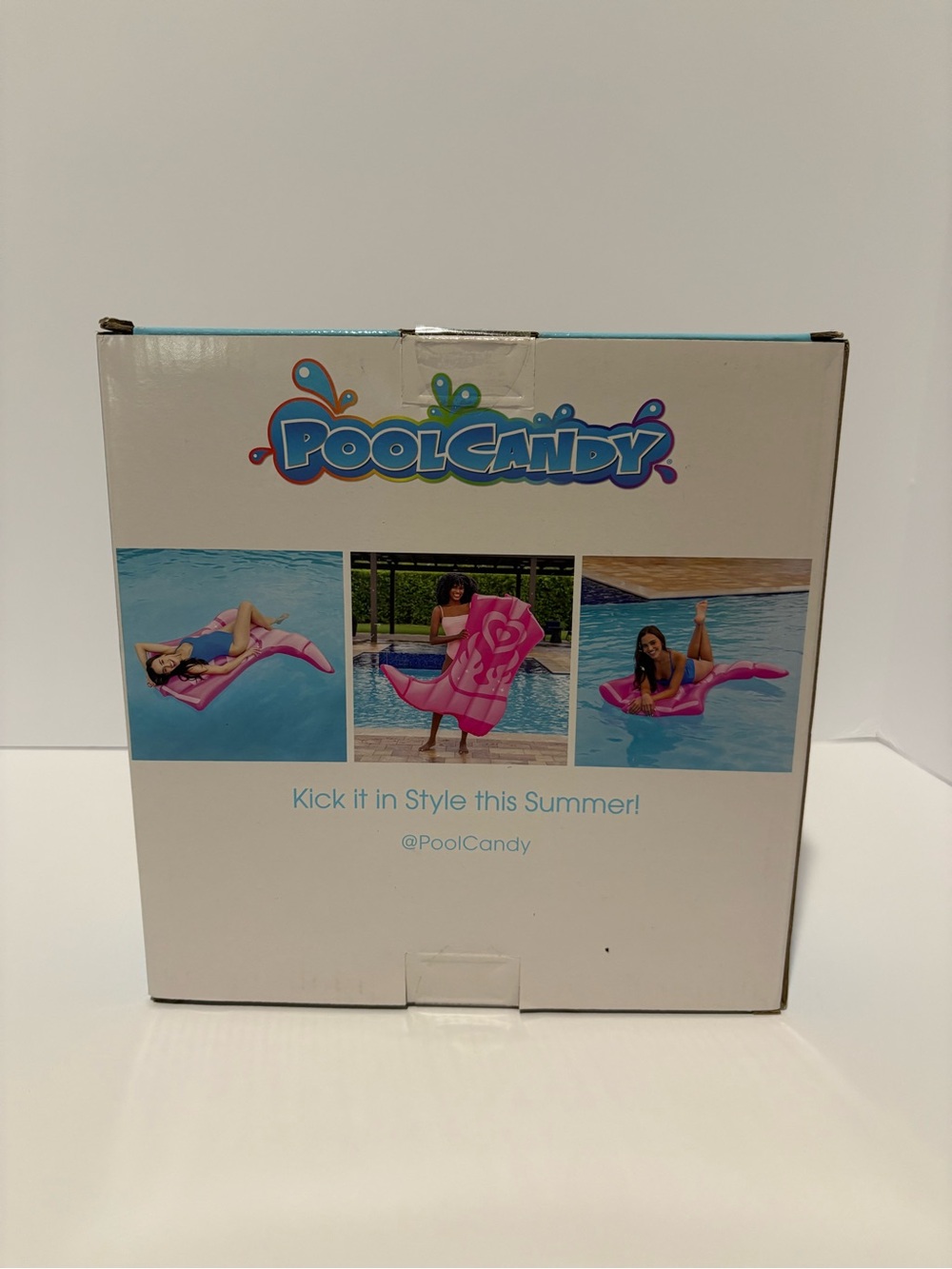 Pink Cowgirl Boot Inflatable Pool Raft - Pink - Picture 2 of 2